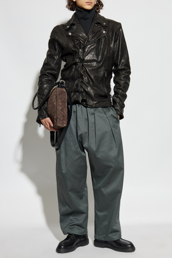 Diesel Leather jacket `L-UNCAN`