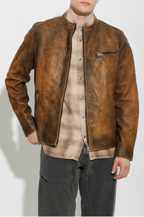 Diesel Leather jacket ‘L-ZAD-KNCZ’