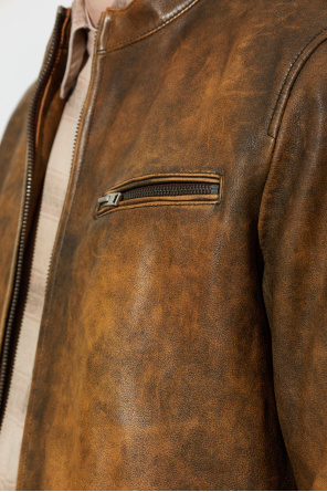 Diesel Leather jacket ‘L-ZAD-KNCZ’