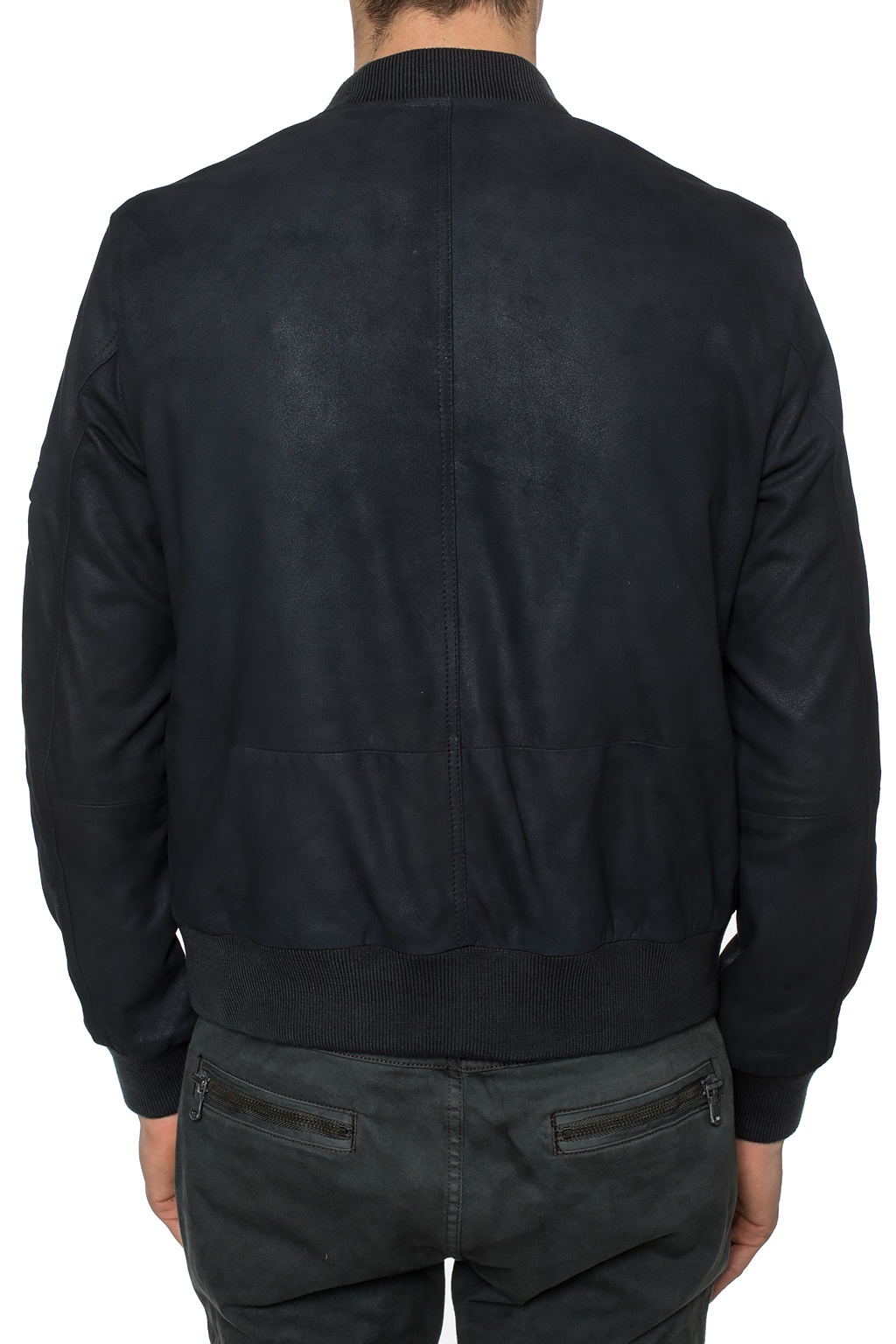 John Varvatos Leather bomber jacket 