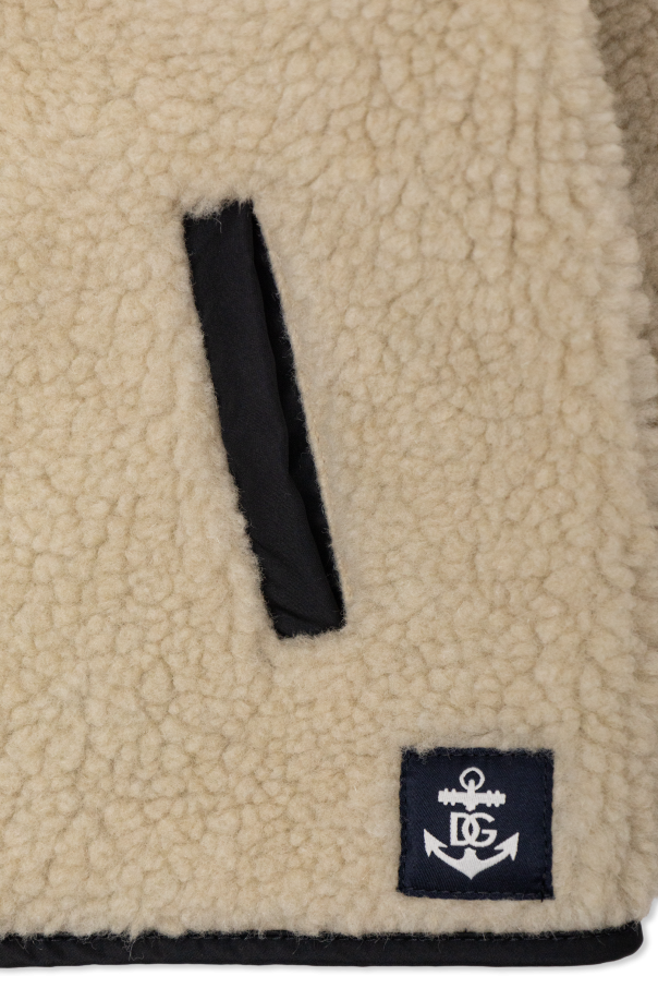 Dolce & Gabbana Kids Fato polar com gola subida
