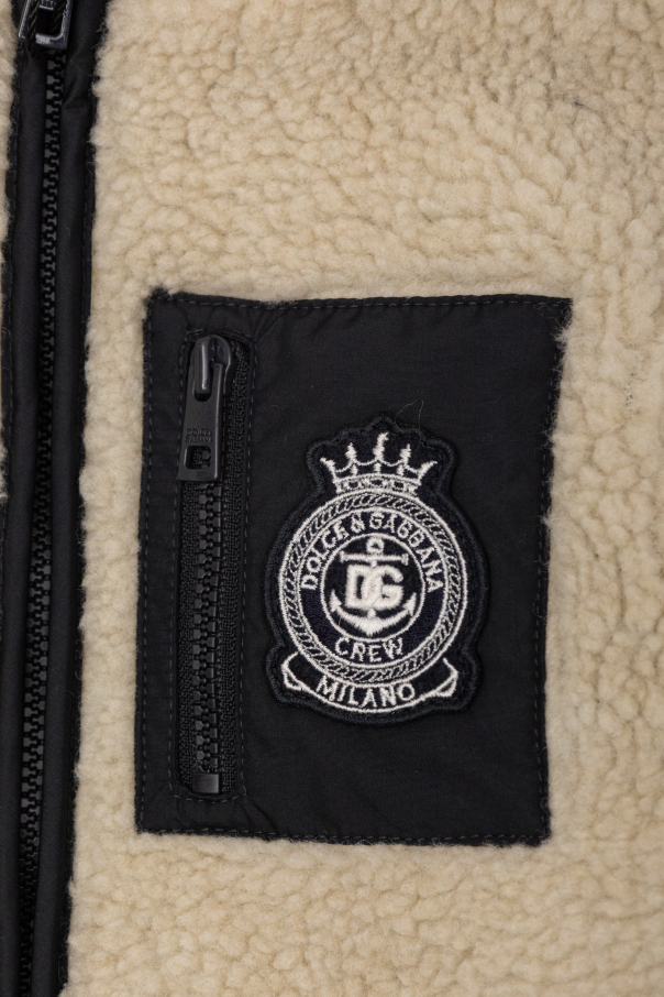 Dolce & Gabbana Kids Fato polar com gola subida
