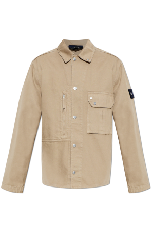 Chaqueta vaquera con parche de logo