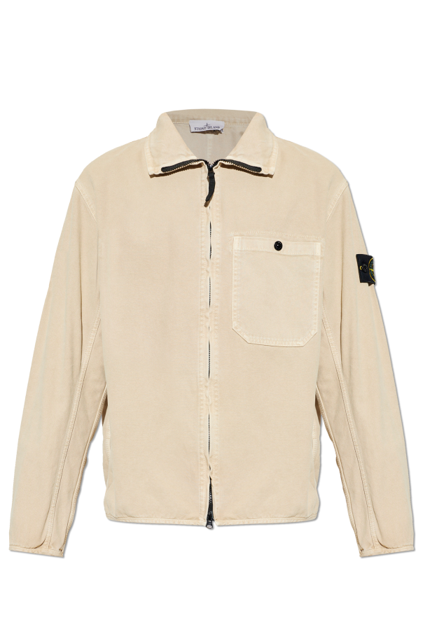 Denim jacket with pocket od Stone Island