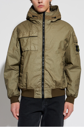 Stone Island Ocieplana kurtka z kapturem
