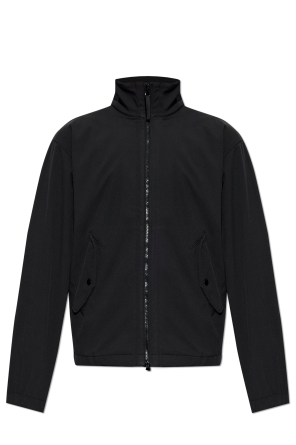 Jacket with logo patch od Stone Island