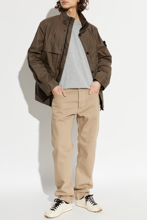 Stone Island Jacket with logo patch