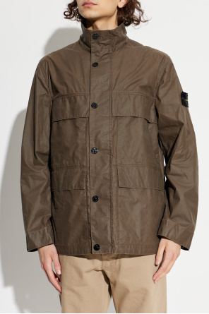 Stone Island Jacket with logo patch