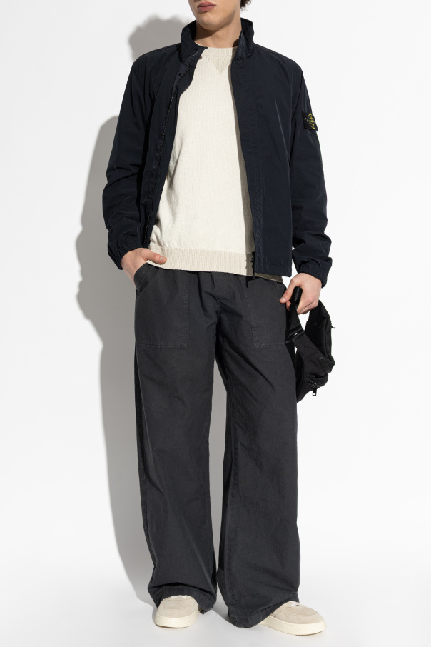 Stone Island Chaqueta ligera con cuello alto