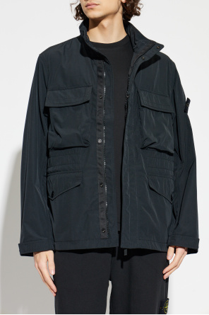 Stone Island Casaco leve com gola subida