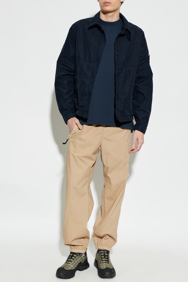 Stone Island Jacket with logo patch