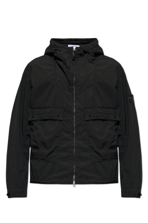 Light jacket with a hood