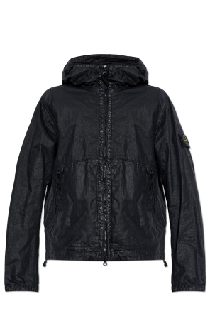 Chaqueta con parche de logo
