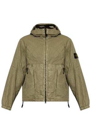 Chaqueta con parche de logo