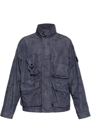 Jacket with logo patch