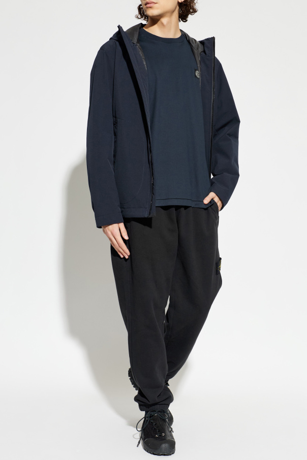 Stone Island Gefütterte Jacke mit Kapuze