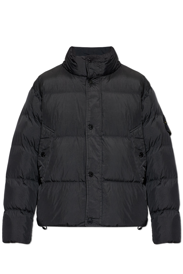 Down jacket with stand-up collar od Stone Island