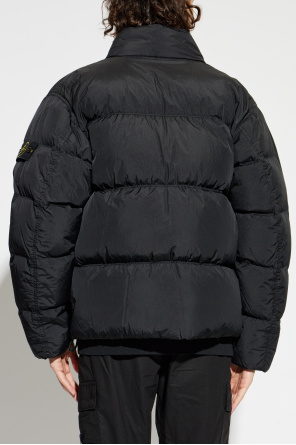 Stone Island Down jacket with stand-up collar