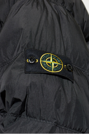 Stone Island Down jacket with stand-up collar