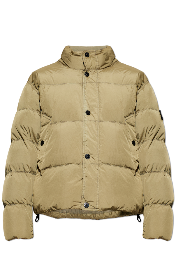 Down jacket with stand-up collar od Stone Island