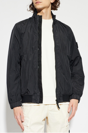 Stone Island Chaqueta ligera con cuello mao