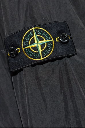 Stone Island Chaqueta ligera con cuello mao