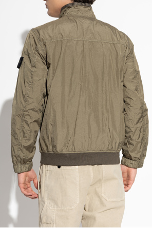 Stone Island Casaco leve com gola subida