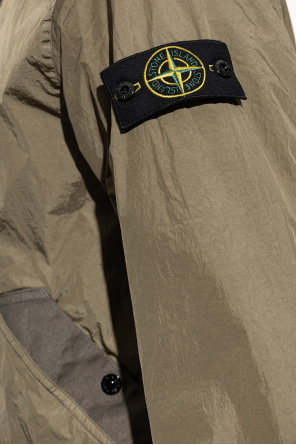 Stone Island Casaco leve com gola subida