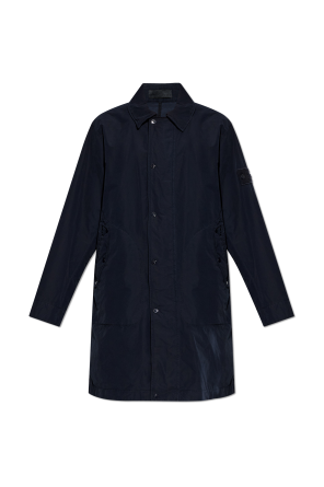 Parka con capucha y parche con logo