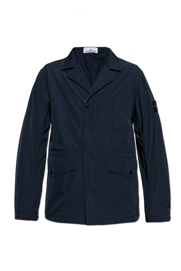 Light jacket with logo patch od Stone Island