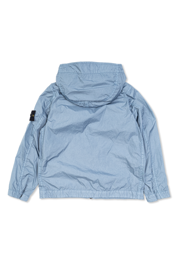 Stone Island Junior Lightweight jacket with logo patch