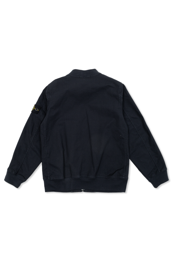 Stone Island Junior Kurtka z naszywką logo