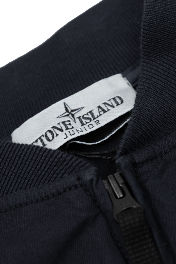 Stone Island Junior Kurtka z naszywką logo