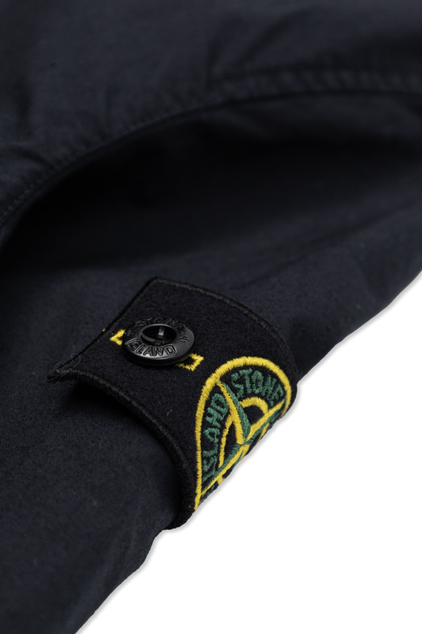 Stone Island Junior Kurtka z naszywką logo