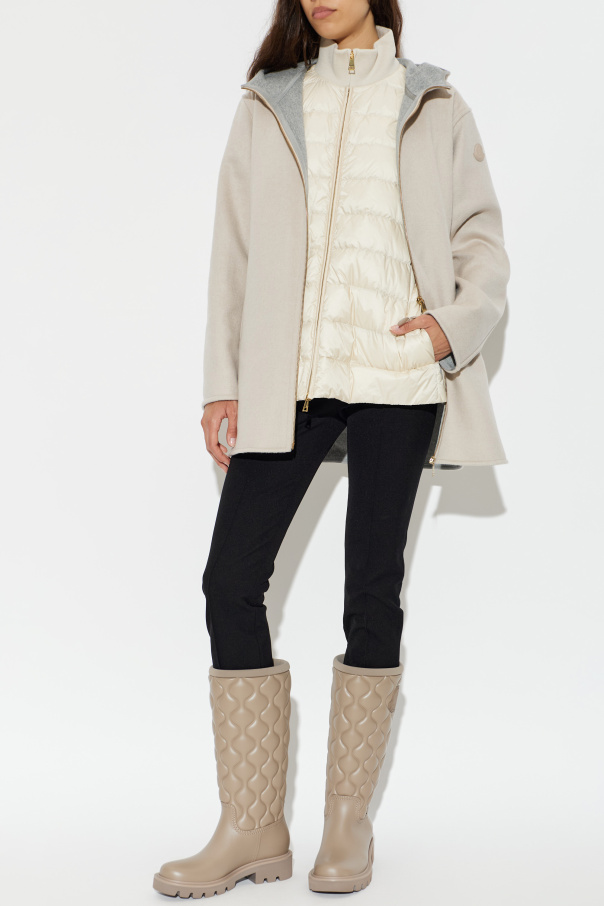 Moncler Wool jacket `Hemiptere` with vest