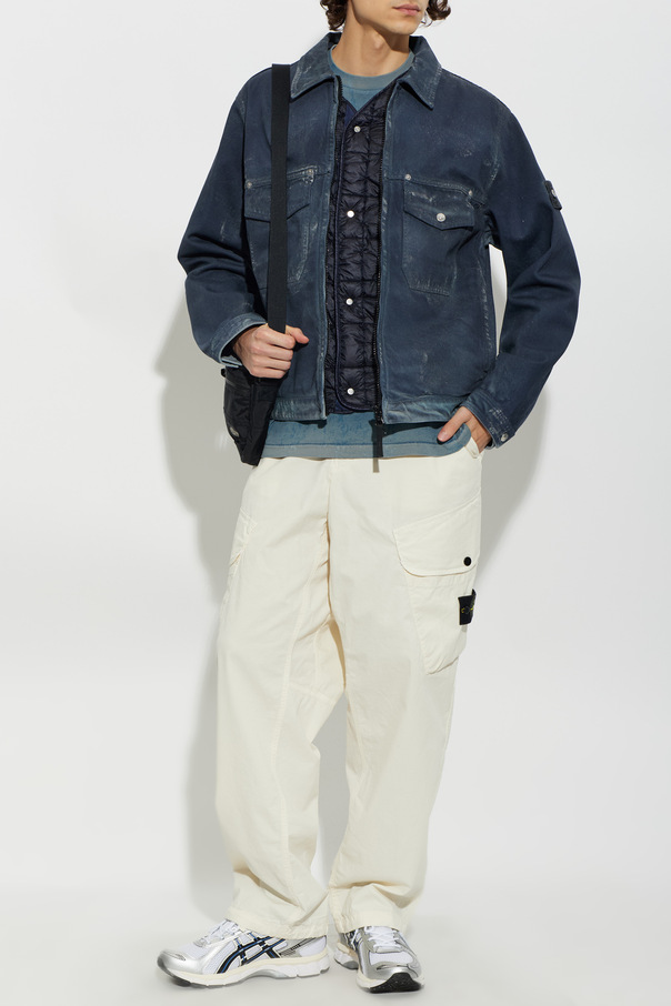 Stone Island Jeans jacket with pockets