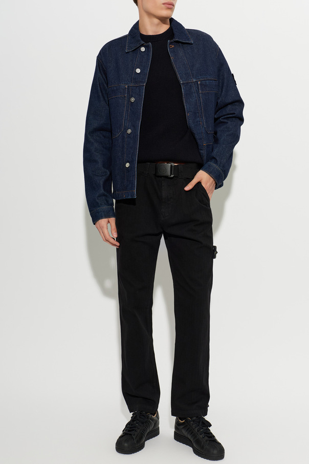 Stone Island Denim jacket with pockets