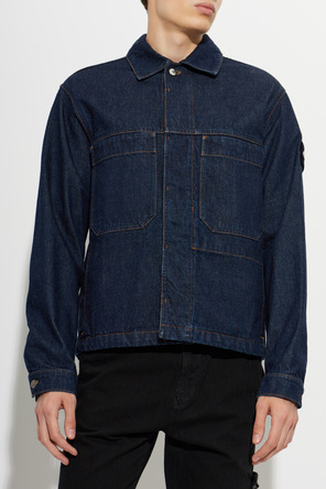 Stone Island Denim jacket with pockets