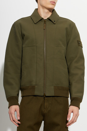 Stone Island Skórzana kurtka z kolekcji ‘Ghost Drop 4’