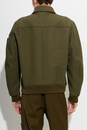 Stone Island Skórzana kurtka z kolekcji ‘Ghost Drop 4’