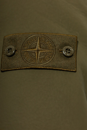 Stone Island Skórzana kurtka z kolekcji ‘Ghost Drop 4’