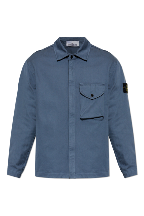 Chaqueta con parche de logo