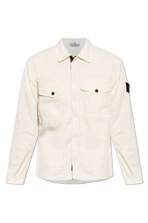 Chaqueta con parche de logo