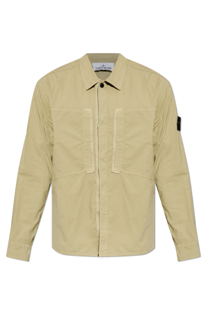 Camisa con parche de logo