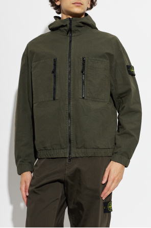 Stone Island Jacket with logo patch