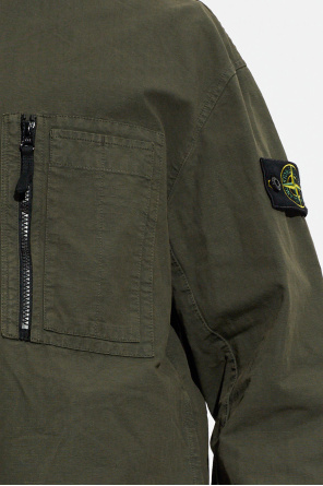 Stone Island Jacket with logo patch