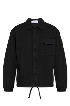 Chaqueta con parche de logo