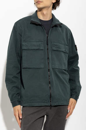 Stone Island Памучно яке с яка тип тютълнек