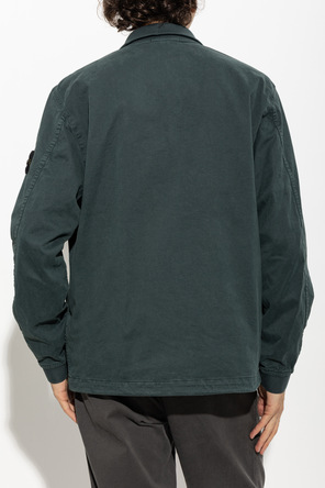 Stone Island Памучно яке с яка тип тютълнек
