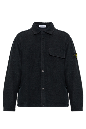 Jacket with logo patch